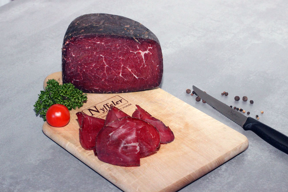 Viande séchée de boeuf en tranches - 1 barquette - Acheter de la viande en  ligne 